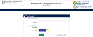 NEET UG 2025 result