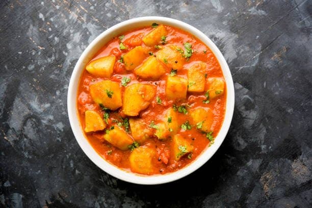 रेलवे स्टाइल आलू की सब्ज़ी